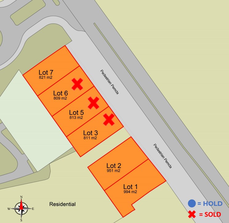 Kavling Latinos - Map